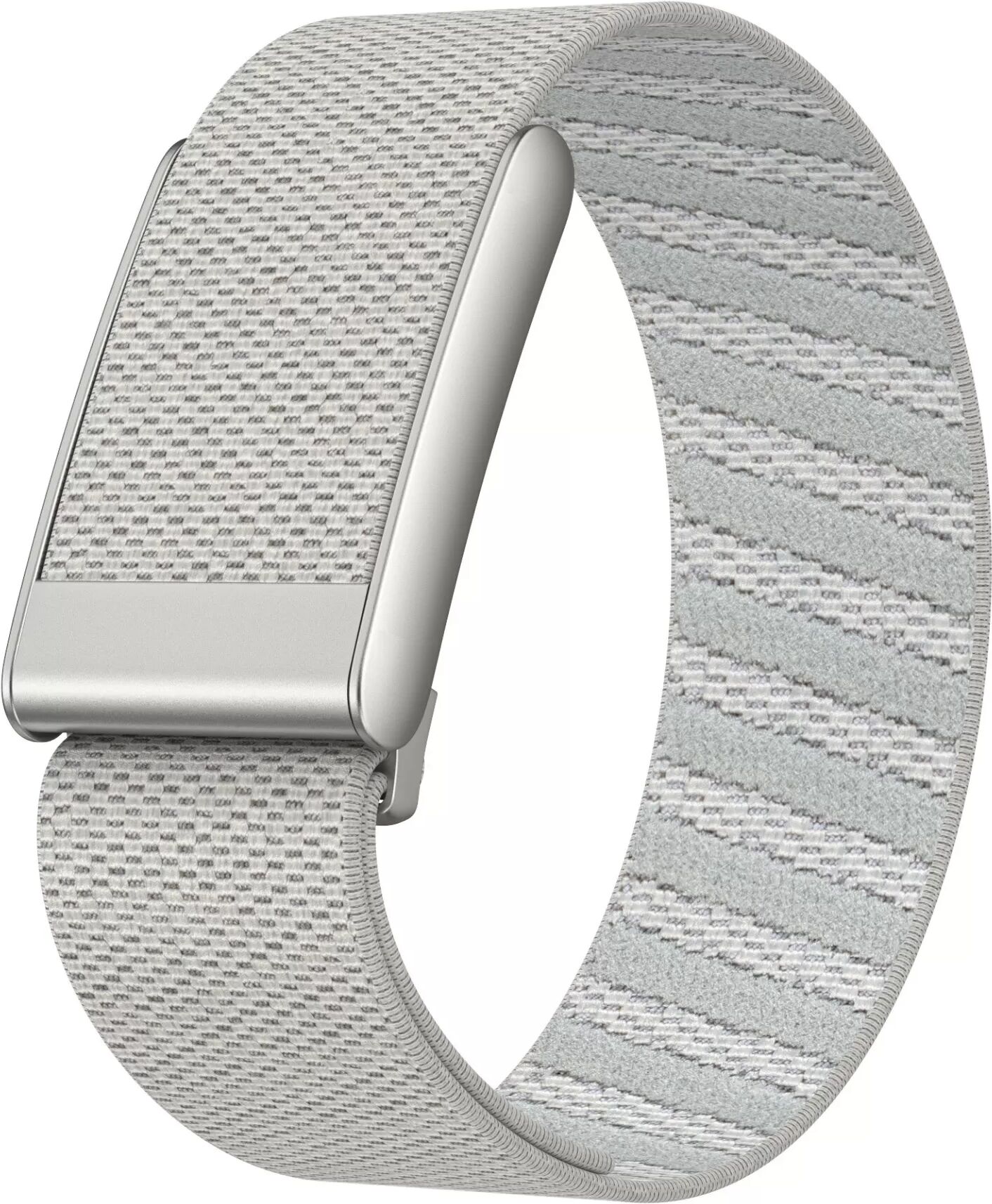 INF Elastisches Armband kompatibel mit Whoop Watch, Sportliches Kaschmir-Armband für optimalen Tragekomfort Silber