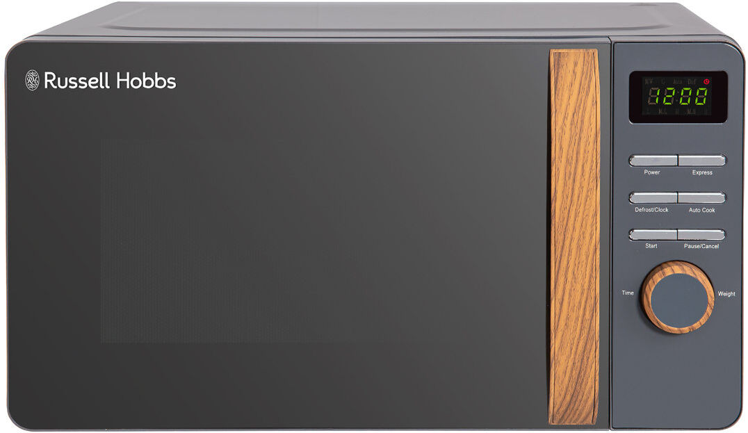 Russell Hobbs RHMD714G-MN Scandi Compact Digital Microwave 17L Grey Grey 25.6cm H X 45.1cm W X 32.6cm D