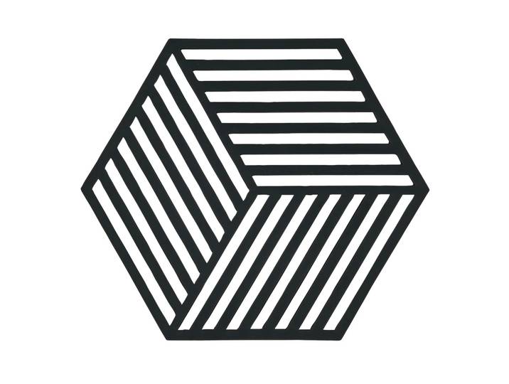 Zone Denmark Dessous de plat Hexagon noir