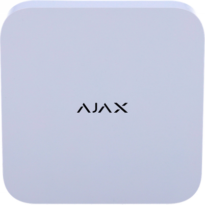 Ajax Nvr Registratore Video Di Rete 8 Canali 4k Bianco Per Videosorveglianza  – Sku 709361.22.Wh