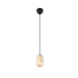 Pendelleuchte Esszimmerlampe Hängeleuchte E27 Holz Höhenverstellbar H 150 cm