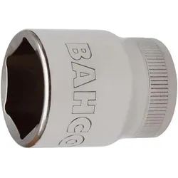 Bahco, Steckschlüssel + Stecknuss, 1/2"-Steckschlüssel-Einsatz, Sechskant, 15 mm, hochglanzpoliert (15 mm)