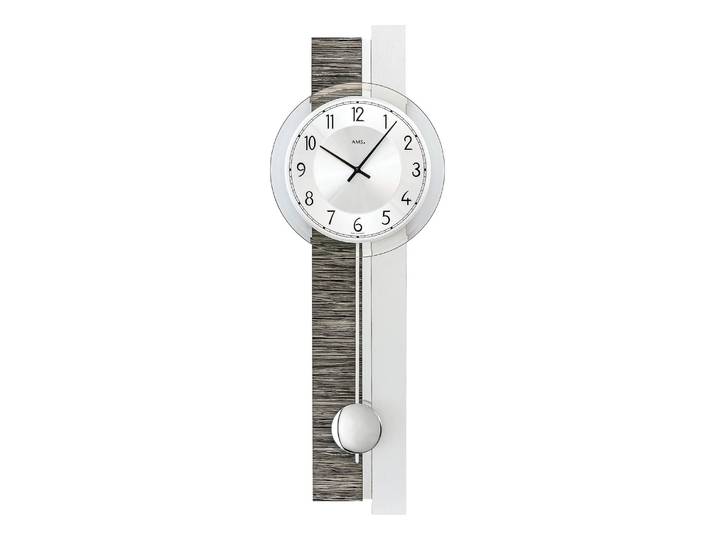 Pendule Firmat Aluminium / Matériau dérivé du bois verni 23 x 67 x 7cm Gris