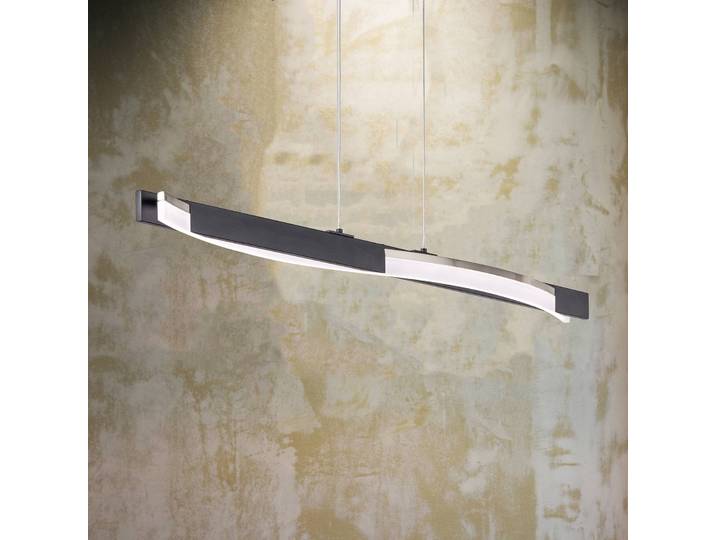 FISCHER & HONSEL Hängeleuchte Bridge, dimmbar, schwarz, für Wohn- / Esszimmer, Metall, Modern