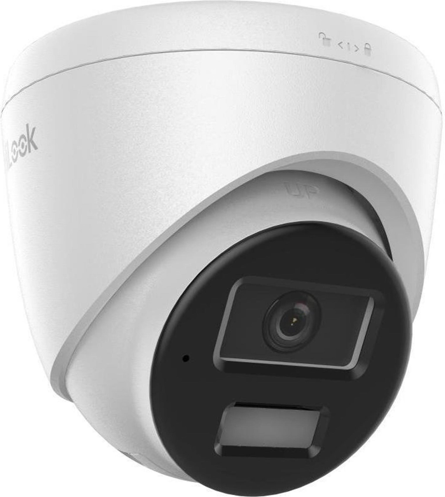HiLook IPC-T240HA-LUF/SL Turret IP Camera met 4 Megapixel, 4mm Lens en Smart Hybrid Light Technologie, IP67