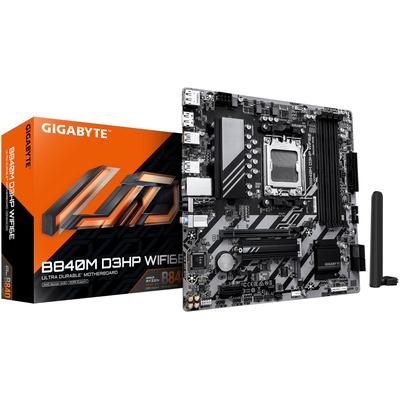 GIGABYTE Mainboard "B840M D3HP WIFI6E", schwarz, B:24,4cm H:3,5cm T:24,4cm, Mainboards