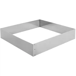 Schneider - Tortenring "Quadrat", Edelstahl, 260 x 260 x 50 mm