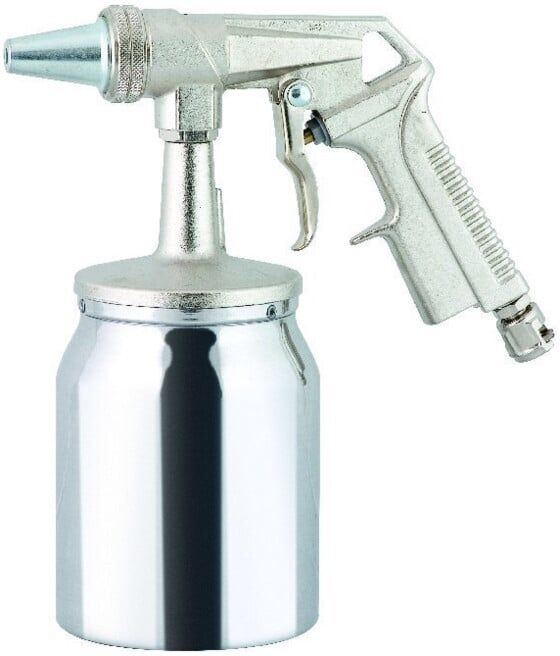 Riegler Pistolet de sablage avec tube d’aspiration/tuyau 1,2 m, buse 6 mm, raccord NW7,2 (207592)