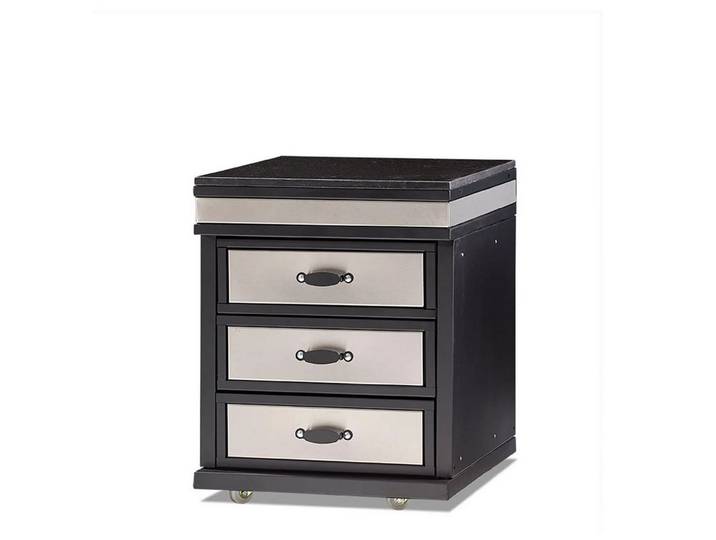JVmoebel Outdoor-Küchenmodul Edelstahl Außenküchenmodul in Silber mit großzügigen Arbeitsflächen (1-St) Made in Europe