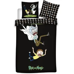 COFI 1453 Rick and Morty Bio-Bettwäsche – Set aus Baumwolle