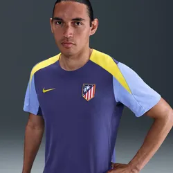 NIKE Atlético Madrid Dri-FIT Strike kurzarm Trainingsshirt Herren 557 - dk purple dust/vibrant yellow XL