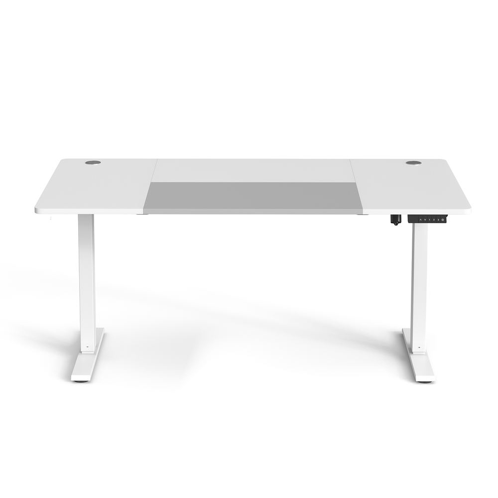 SONGMICS Höhenverstellbarer Stehtisch, 160 x 70 cm, Memory-Funktion LSDB35026W02