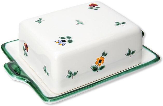 GMUNDNER KERAMIK Butterdose Streublumen 125g bunt EG