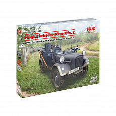 ICM - le.gl.Einheits-Pkw Kfz.2 - WWII German Light Radio Communication Car - 1:35 - 208 Teile 307013