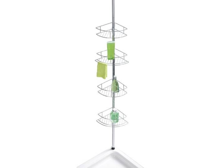 Wenko - Etagère de douche extensible Dolcedo - L. 31 x H. 65/275 cm - Argent
