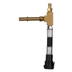 KS Tools 150.2367 Adapterschlauch für Standard Schrader Ventil 7/16x20 UNF Innengewinde und 1/4 Schlauchanschluss