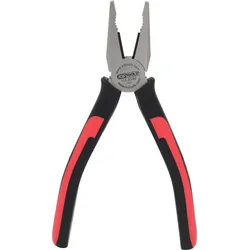 KS Tools SlimPOWER Kombinationszange rot/schwarz - 115.2102 - rot/schwarz