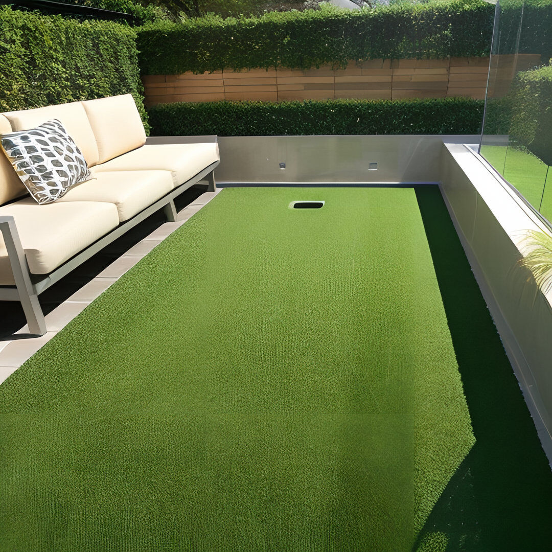 Symple Stuff Outdoor UV Resistant Artificial Grass Turf Rug / Roll 7cm H x 100cm W x 1500cm D