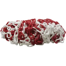 Viso, Kette, Absperrkette Rot, Weiss Polypr (25 m)
