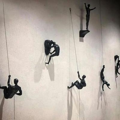 Modern Simplicity "Climbing Man" Athlete Sculpture style A