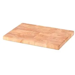 Continenta Schneidebrett Stirnholz 30 x 21,5 cm Holz Braun M (Medium)
