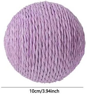 Uplift Essentials Sisal Interactive Cat Scratching Ball light Purple