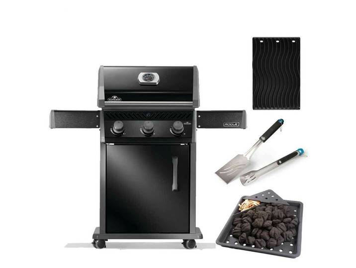 Napoleon Gasbbq rogue 425 actie pakket zwart