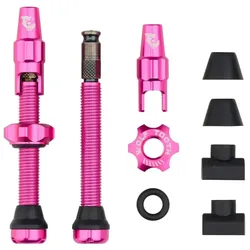 Wolf Tooth Tubeless-Ventile Click Valve kit 44mm rosa