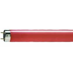 Philips MASTER TL-D 58W Red G13 150cm Leuchtstofflampe – Rote T8 Leuchtstoffröhre 150cm für Effektbeleuchtung