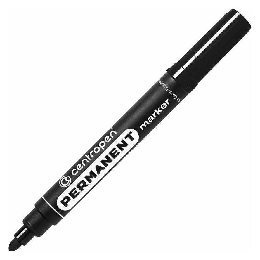 Centropen Permanentmarker 2,5 mm schwarz (10x) (127061)