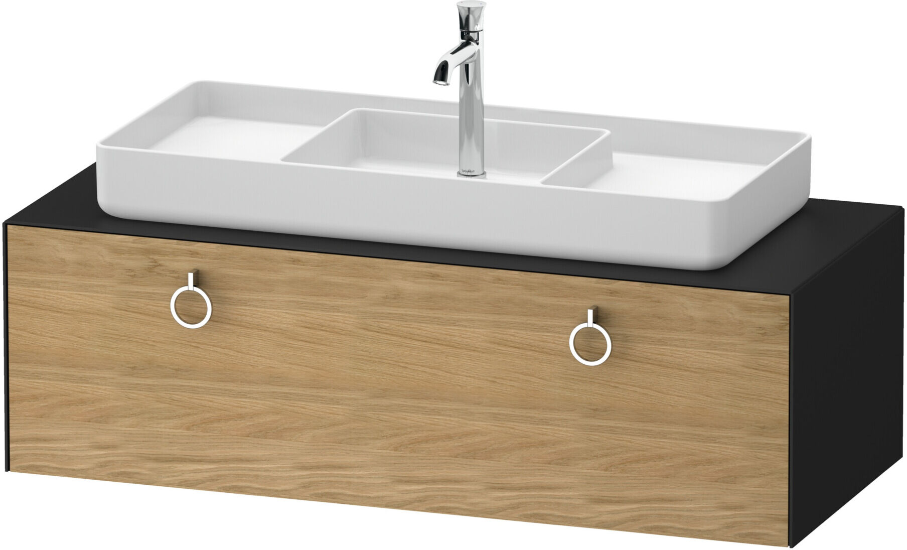 Duravit Waschtischunterschrank White Tulip 130x55cm, B m, E N gra m, k Ein/o Be (WT4982MH5580000)