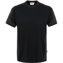 T-Shirt "CONTRAST PERFORMANCE" 290 - 6XL - schwarz