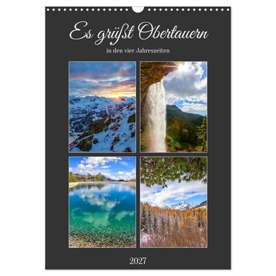 Es grüßt Obertauern (Wandkalender 2027 DIN A3 hoch), CALVENDO Monatskalender