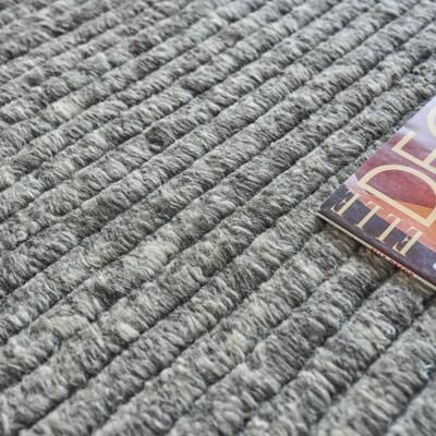 EXQUISITE RUGS Kaza Hand-loomed New Zealand Wool Charcoal/Grey Area Rug.
