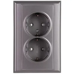 Kopp 927615084 Steckdose2-fach KiSi MLTanth
