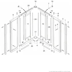 HSK Ersatzteile Dichtungssatz komplett, Set, E35355 E35355