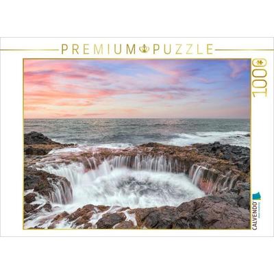 CALVENDO Puzzle El Bufadero auf Gran Canaria | 1000 Teile Lege-Größe 64x48cm Foto-Puzzle für glückliche Stunden