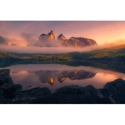 Fototapete PAPERMOON "Photo-Art CHRIS MOORE, EWIGKEIT", bunt, B:4m L:2,6m, Vlies, Tapeten