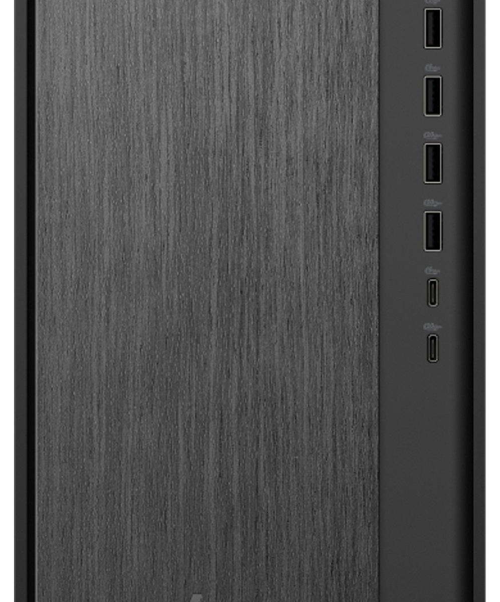 HP OmniDesk Desktop M02-0044nl PC mit AMD Ryzen 5 8500G, 8 GB DDR5-SDRAM, 512 GB SSD, Windows 11 Home, Tower-Gehäuse, Schwarz