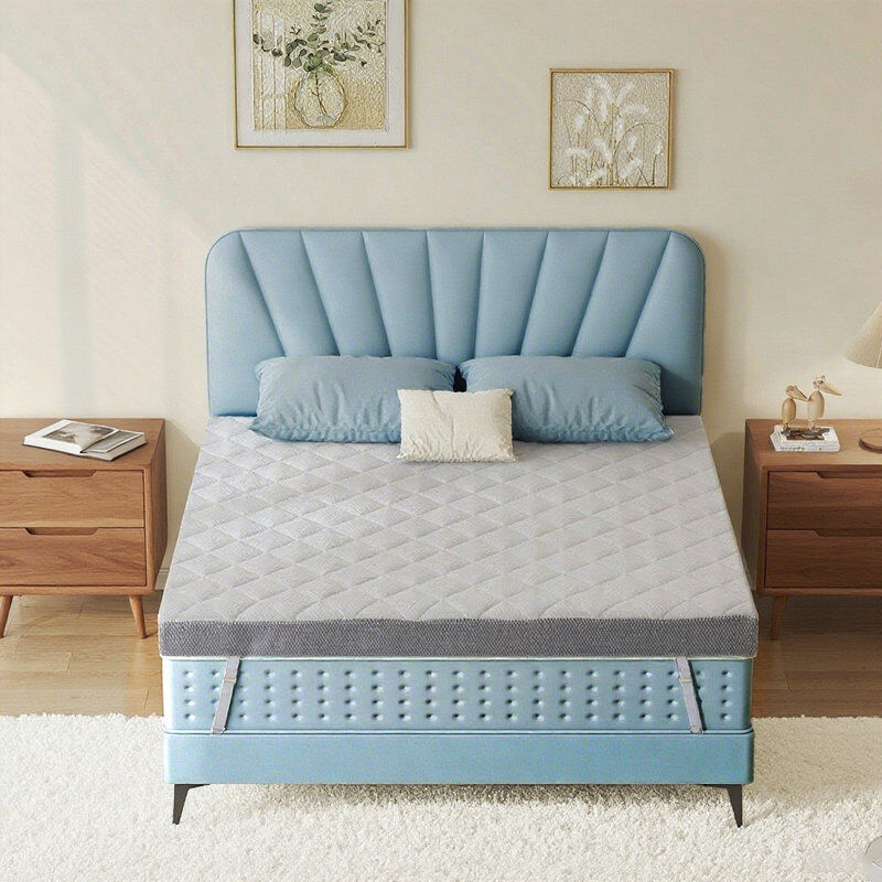 Rebrilliant cm Memory Foam Mattress Topper White 5cm/Double (4'6)