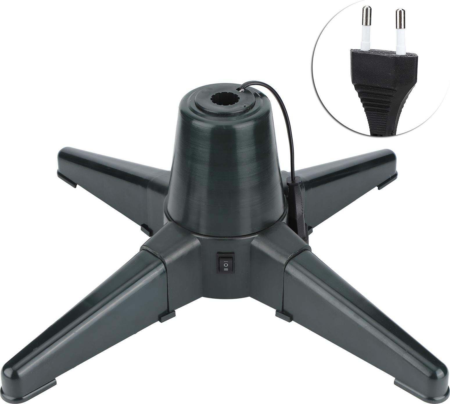 Cocosity Elektrische kerstboomstandaard met 360 graden draaibare basis, 50 cm