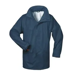 PU-Stretch-Regenjacke "HELSINGBORG" Marine - 4XL