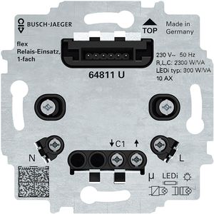 Busch-Jaeger Relais-Einsatz 64811 U flex, 1-fach