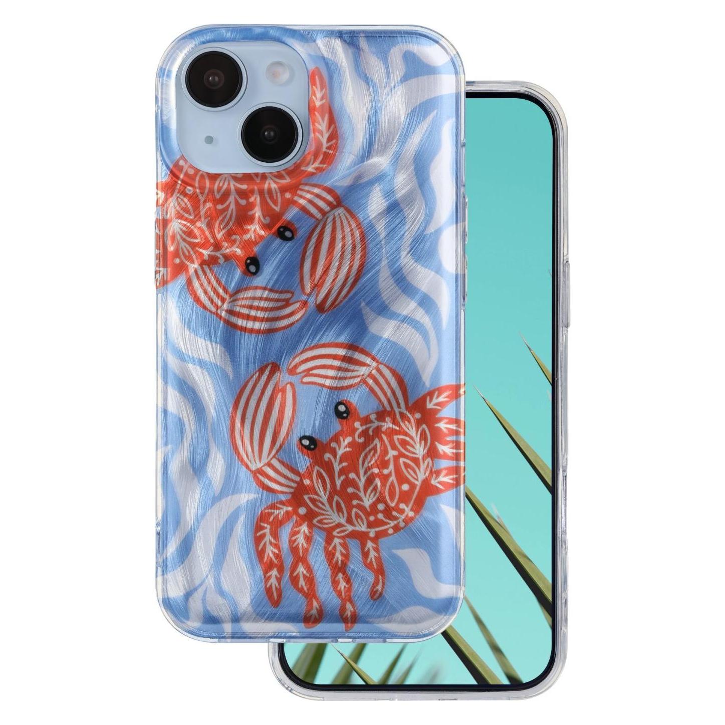 OEM Ultra Trendy Summer case for iPhone 15 6,1" crab (Apple iPhone 15) (71307930)