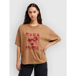 RVCA Agile T-Shirt cocoa Gr. M