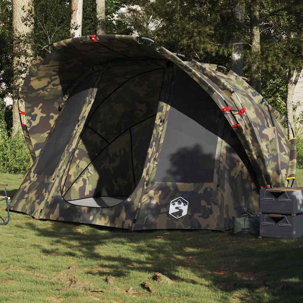 Ein vollständig wasserdichtes Zelt für Angler und Camper, mit versiegelten Nähten und einer praktischen Aufbewahrungstasche
