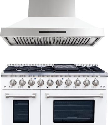 Proline Range Hoods "Proline 48"" All-Gas Range + Hood Bundle   Save 10%"