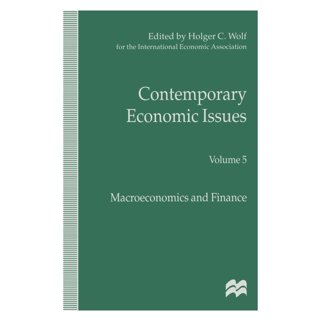 Springer Contemporary Economic Issues (Englisch, Softcover) (55819333)