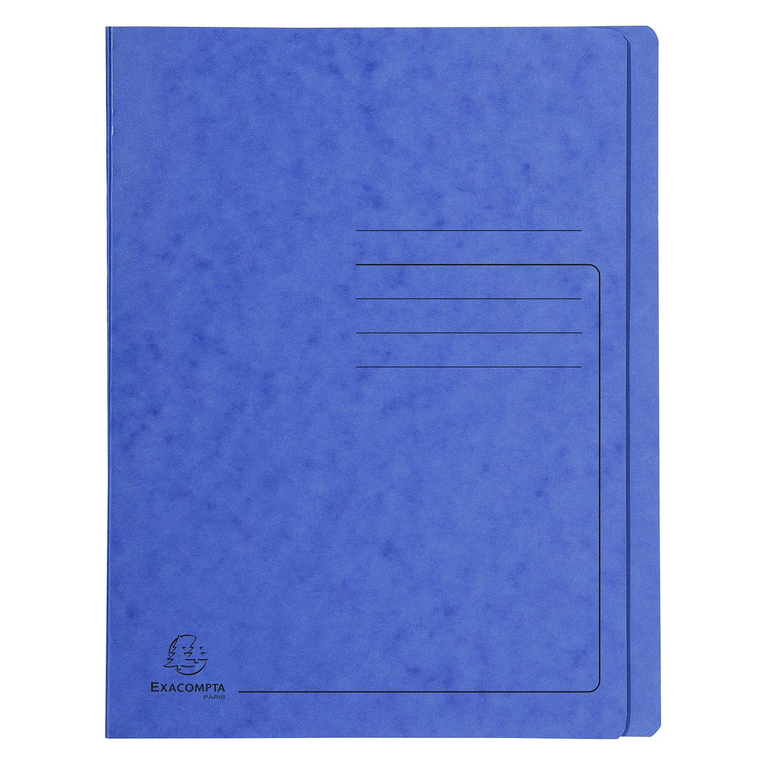Exacompta 25 Schnellhefter Karton blau DIN A4 (A4, 25x) (39992E)