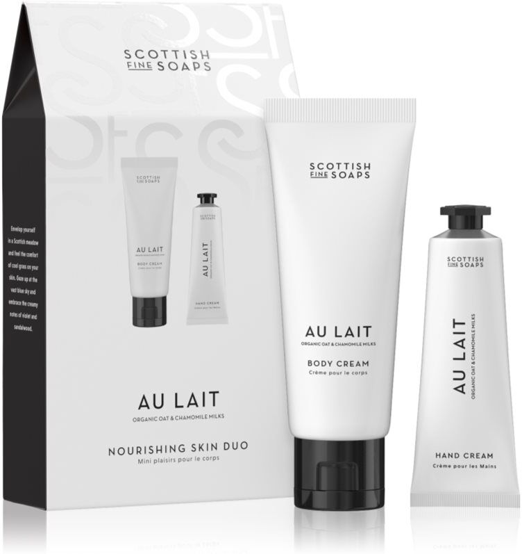 Scottish Fine Soaps Au Lait coffret cadeau mains